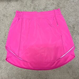 Lululemon Hotty Hot High Rise Skirt * Long - Size 8 in Sonic Pink